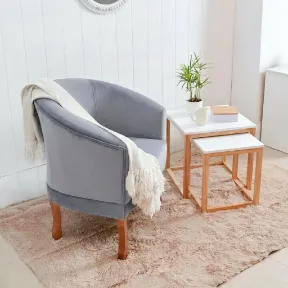 Marquis Dove upholstered chair