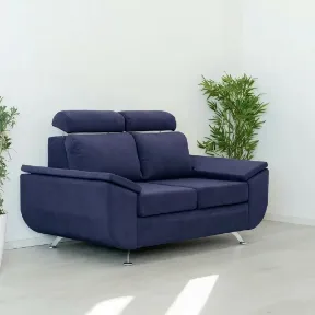 Marquis Navy upholstered sofa