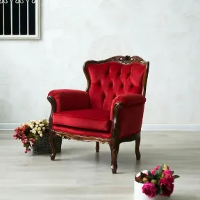 Marquis Red upholstered chair