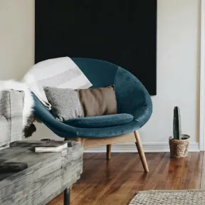 Marquis Teal upholstered chair