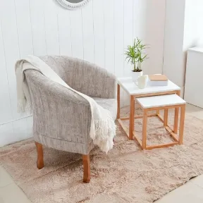 Midas Linen upholstered chair