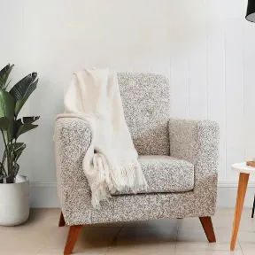 Muse Stone upholstered chair