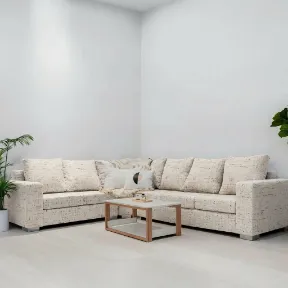 Phat Cream upholstered sofa