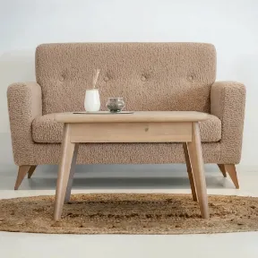 Sheepskin Toast upholstered sofa