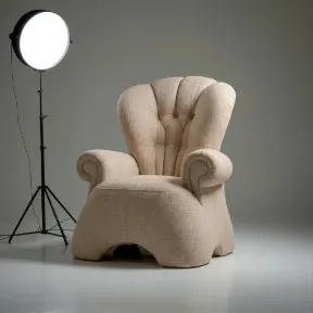 Supreme Natural upholstered chair