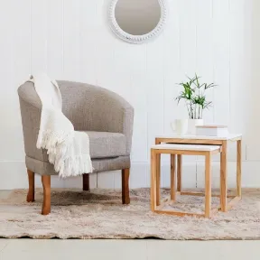 Supreme Silver upholstered chair