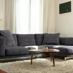 Colorado Charcoal upholstered sofa