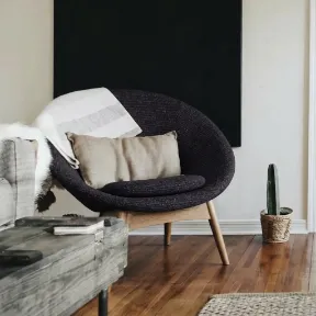 Toronto Black upholstered chair