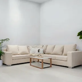 Toronto Cream upholstered sofa