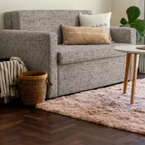Virginia Flax upholstered sofa