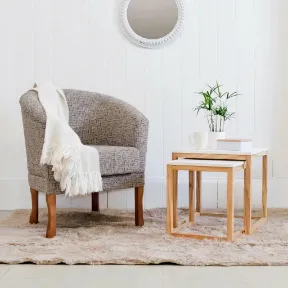 Virginia Flax upholstered chair