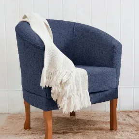 Virginia Sapphire upholstered chair