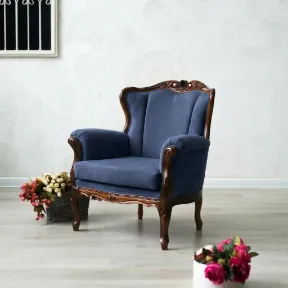 Bianca Prussian upholstered chair