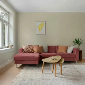 Bianca Rosewood upholstered sofa