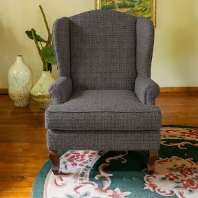Braden Pewter upholstered chair