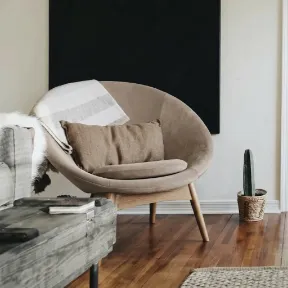 Cashmere Fawn upholstered chair