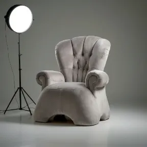 Cashmere Grey upholstered chair