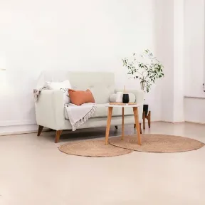 Clarkson Ivory upholstered sofa