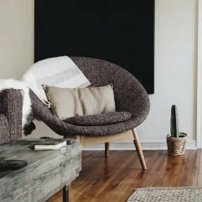 Dublin Mink upholstered chair