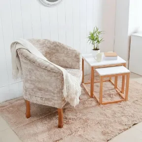 Galactic Parchment upholstered chair