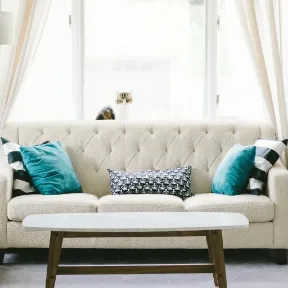 Milo Ivory upholstered sofa
