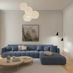 Milo Prussian upholstered sofa