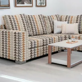 Mykonos Mink upholstered sofa