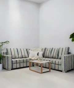 Mykonos Nordic upholstered sofa
