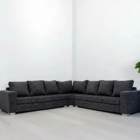 Roman Graphite upholstered sofa