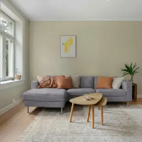 Roman Mist upholstered sofa