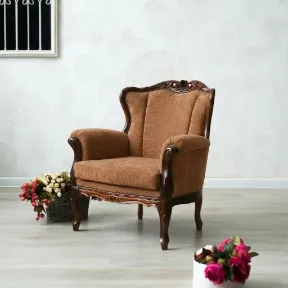 Roman Nougat upholstered chair