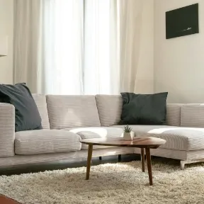 Roman Smoke upholstered sofa