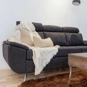 Dominator Charcoal upholstered sofa