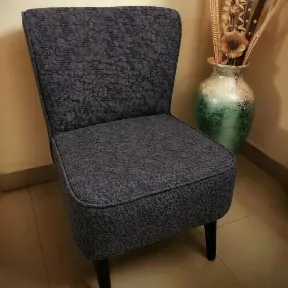 Dominator Charcoal upholstered chair
