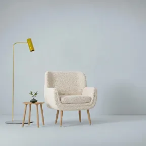 Dominator Cream upholstered chair