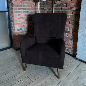 Luscious Black upholstered chair