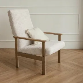 Luscious Bone upholstered chair