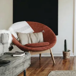 Luscious Sepia upholstered chair