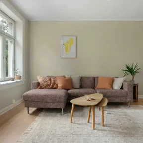 Melange Ash upholstered sofa