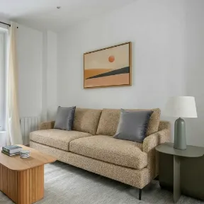 Melange Desert upholstered sofa