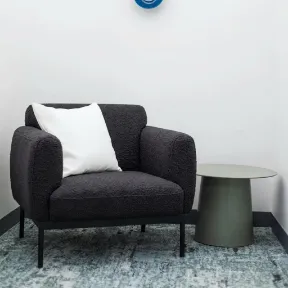 Spirit Black upholstered chair