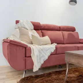 Marquis Rose upholstered sofa