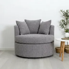 Texas Pewter upholstered chair