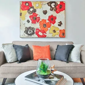 Clarkson Sand upholstered sofa