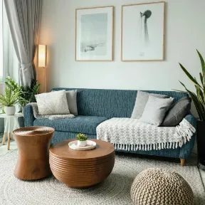 Como Turks upholstered sofa