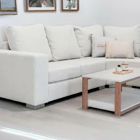 Nassau Ivory upholstered sofa