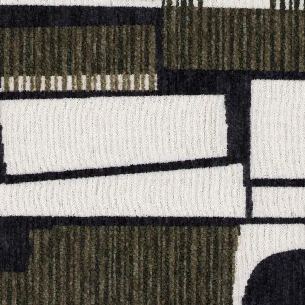 Paxton Pine upholstery fabric in Black