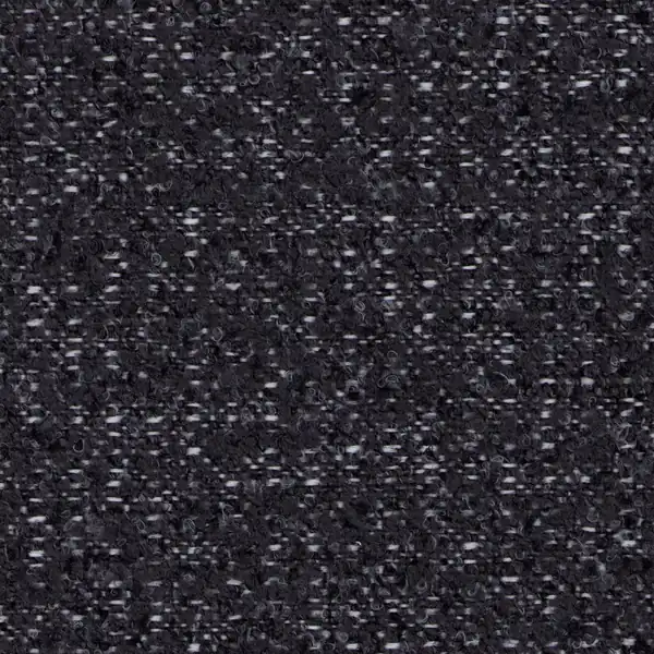 Tigris Zinc upholstery fabric in Black