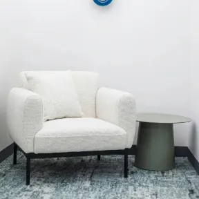 Amara Chalk upholstered chair