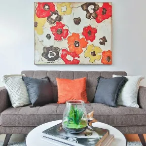 Andaz Smoke upholstered sofa